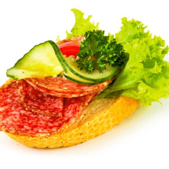 Diplomat Canapés with Hungarian Salami